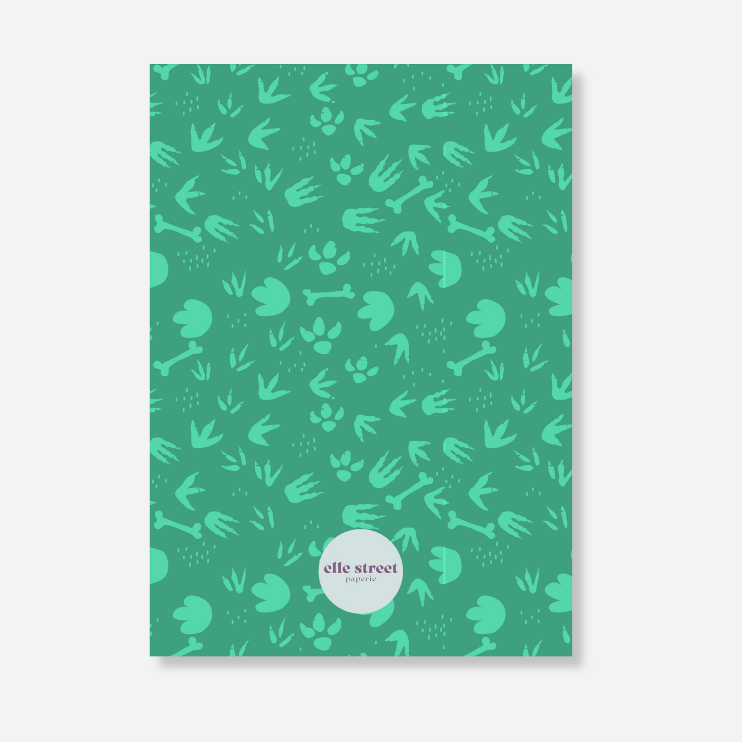 Green Dino Birthday Invitation