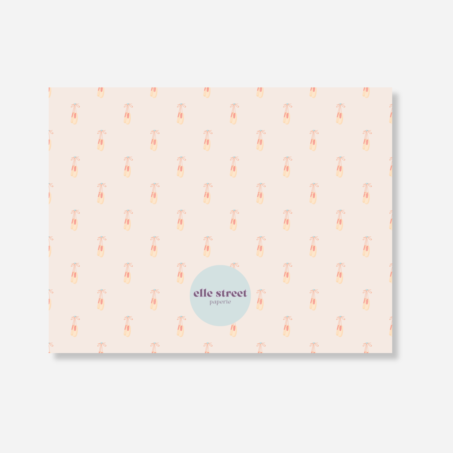 Sherbet Ballet Name Note Card