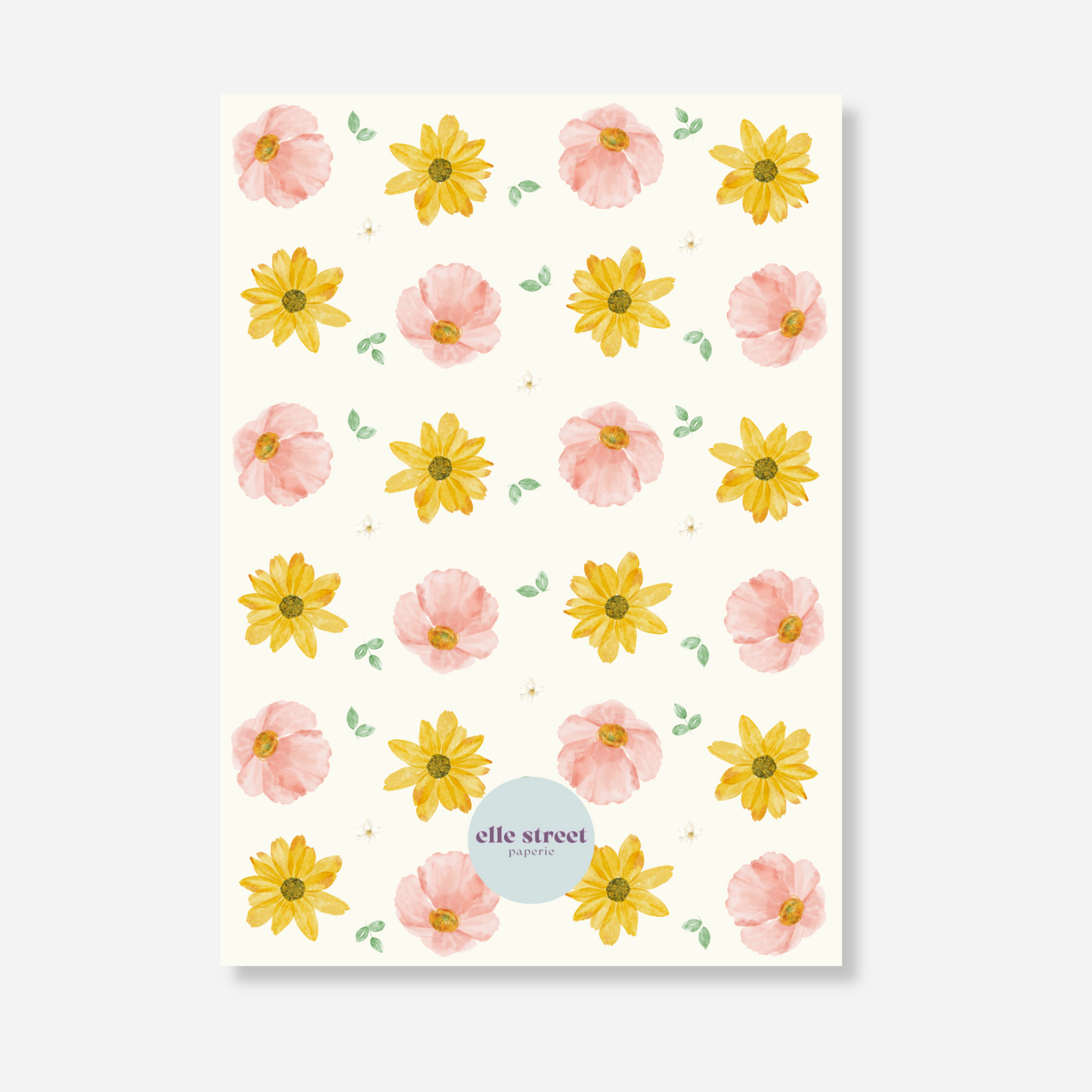 Soft Floral Birthday Invitation