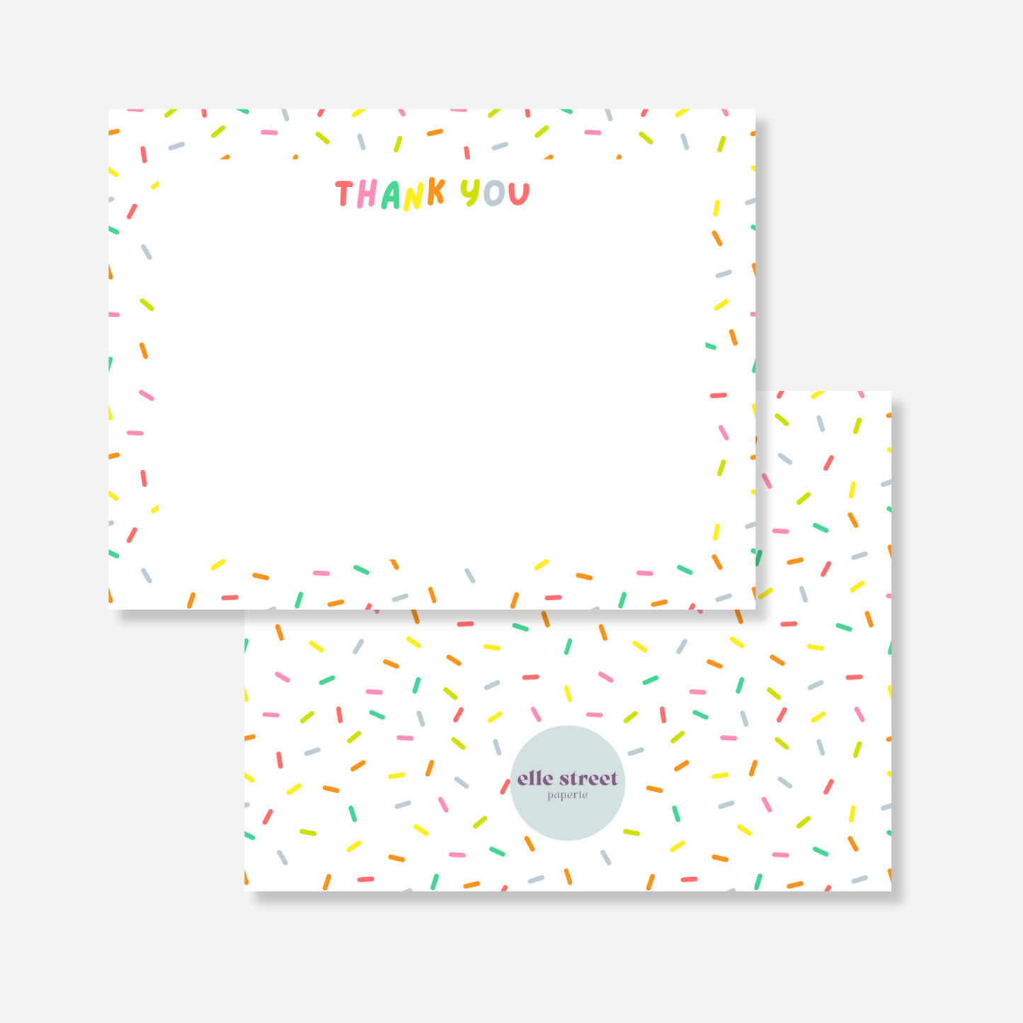 Double Dipping Thank You Card