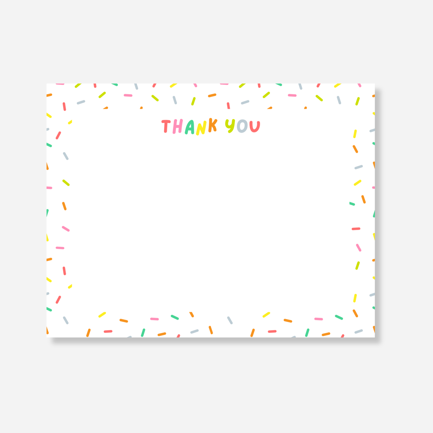 Double Dipping Thank You Card