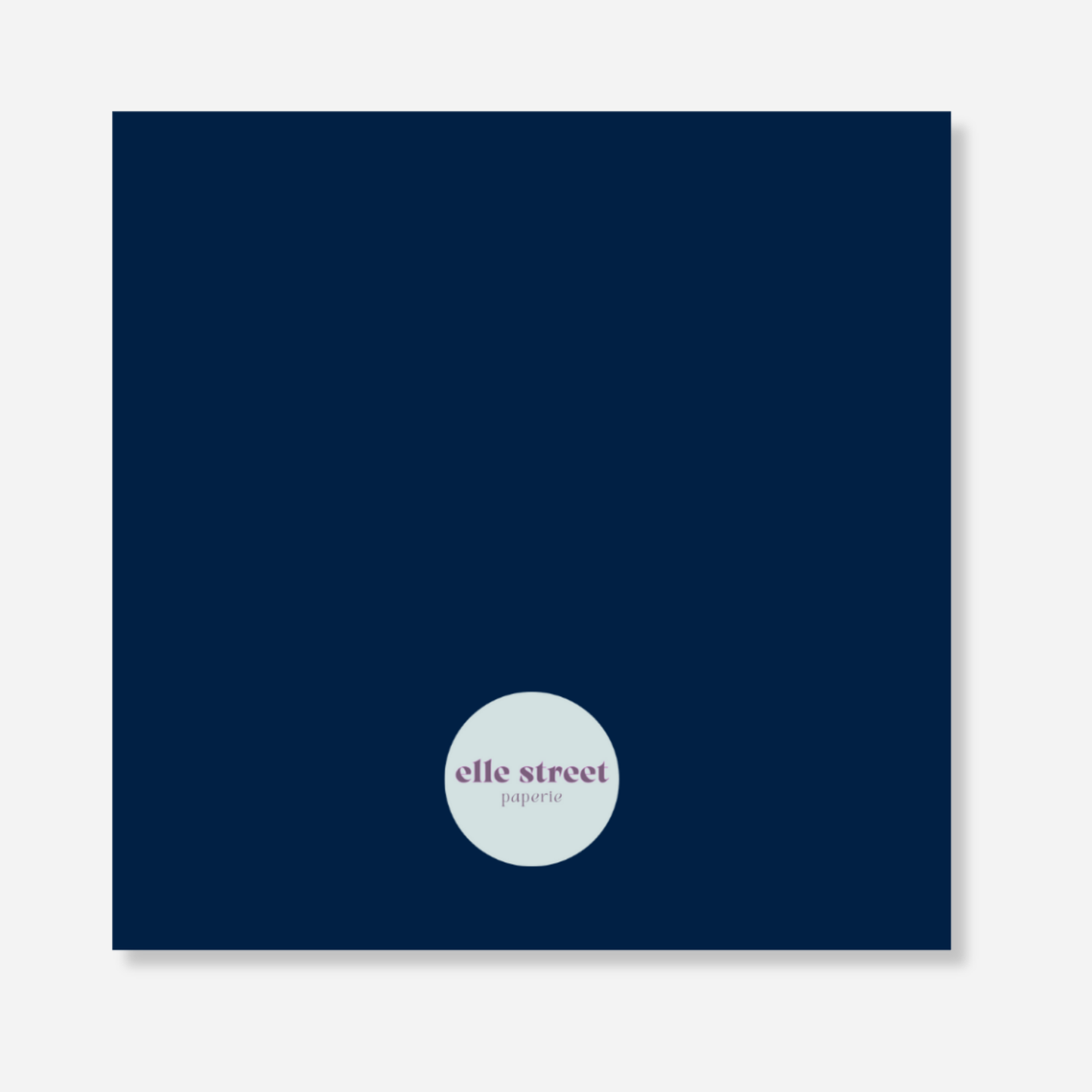 Navy Address Bag Tag