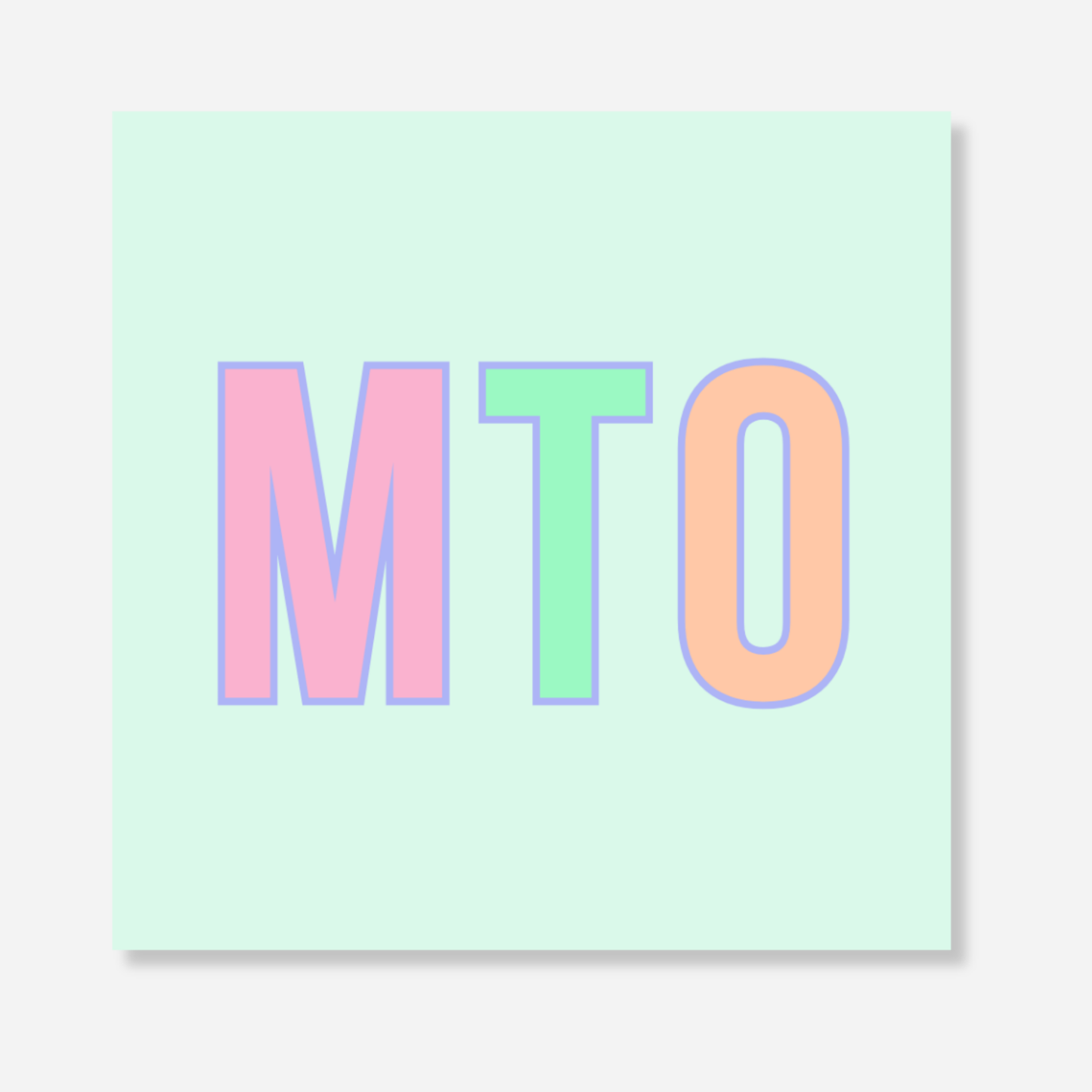 Pistachio Terrazzo Initial Bag Tag
